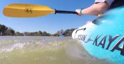 Kayaking at Britton Park, Joe Pool Lake