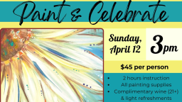 paint and celebrate