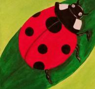Painting at the Park, Oliver Nature Park, Ladybug